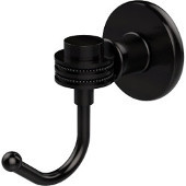  Continental Collection Robe Hook with Dotted Accents, Oil Rubbed Bronze