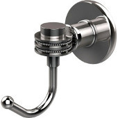  Continental Collection Robe Hook with Dotted Accents, Polished Chrome