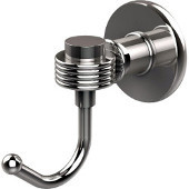  Continental Collection Robe Hook with Groovy Accents, Polished Chrome