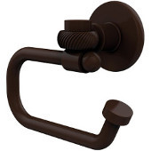  Continental Collection Euro Style Toilet Tissue Holder with Twisted Accents, Antique Bronze