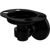  Continental Collection Tumbler and Toothbrush Holder, Matte Black