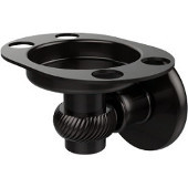  Continental Collection Tumbler and Toothbrush Holder with Twist Accents, Oil Rubbed Bronze