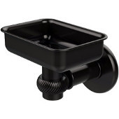  Continental Collection Wall Mounted Soap Dish Holder with Twist Accents, Oil Rubbed Bronze