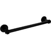  Continental Collection 32-1/2 Inch Towel Bar with Dotted Detail, Matte Black