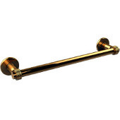  Continental Collection 32-1/2 Inch Towel Bar with Groovy Detail, Unlacquered Brass