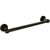  Continental Collection 20-1/2 Inch Towel Bar with Twist Detail, Antique Brass