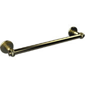  Continental Collection 32-1/2 Inch Towel Bar with Twist Detail, Satin Brass