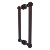  Contemporary Collection 12'' Back to Back Shower Door Pull with Dotted Accent in Venetian Bronze, 13-3/8'' W x 7-3/16'' D x 1-11/16'' H