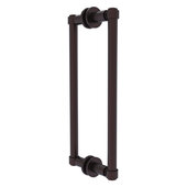  Contemporary Collection 12'' Back to Back Shower Door Pull in Antique Bronze, 14-5/16'' W x 5-5/8'' D x 1-11/16'' H