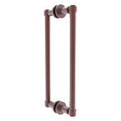  Contemporary Collection 12'' Back to Back Shower Door Pull in Antique Copper, 14-5/16'' W x 5-5/8'' D x 1-11/16'' H