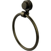  Venus Collection Towel Ring with Dotted Accent, Antique Brass