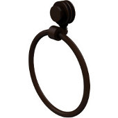  Venus Collection Towel Ring with Dotted Accent, Antique Bronze