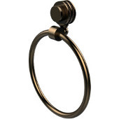  Venus Collection Towel Ring with Dotted Accent, Brushed Bronze