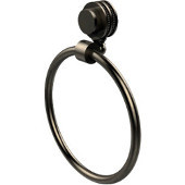  Venus Collection Towel Ring with Dotted Accent, Antique Pewter