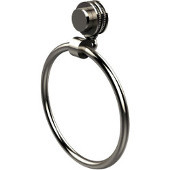  Venus Collection Towel Ring with Dotted Accent, Polished Nickel