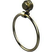  Venus Collection Towel Ring with Dotted Accent, Satin Brass