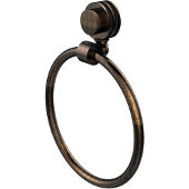  Venus Collection Towel Ring with Dotted Accent, Venetian Bronze