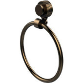  Venus Collection Towel Ring with Groovy Accent, Brushed Bronze