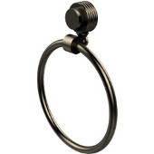  Venus Collection Towel Ring with Groovy Accent, Antique Pewter