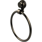  Venus Collection Towel Ring with Twist Accent, Antique Pewter
