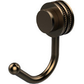  Venus Collection Robe Hook with Dotted Accents, Brushed Bronze