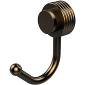  Venus Collection Robe Hook with Groovy Accents, Brushed Bronze