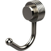  Venus Collection Robe Hook with Groovy Accents, Polished Nickel