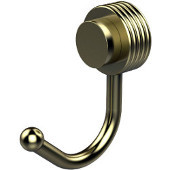  Venus Collection Robe Hook with Groovy Accents, Satin Brass