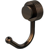  Venus Collection Robe Hook with Groovy Accents, Venetian Bronze