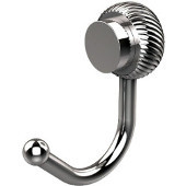  Venus Collection Robe Hook with Twisted Accents, Polished Chrome