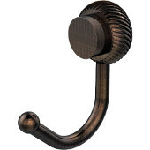  Venus Collection Robe Hook with Twisted Accents, Venetian Bronze