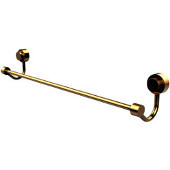  Venus Collection 18 Inch Towel Bar, Unlacquered Brass