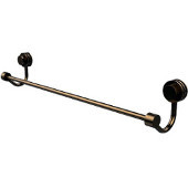  Venus Collection 18 Inch Towel Bar with Dotted Accent, Brushed Bronze