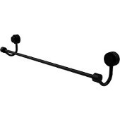  Venus Collection 18 Inch Towel Bar with Dotted Accent, Matte Black