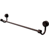  Venus Collection 18 Inch Towel Bar with Dotted Accent, Antique Copper