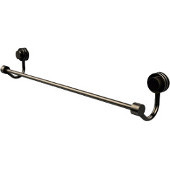  Venus Collection 18 Inch Towel Bar with Dotted Accent, Antique Pewter