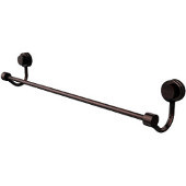  Venus Collection 30 Inch Towel Bar with Dotted Accent, Antique Copper