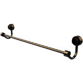  Venus Collection 18 Inch Towel Bar with Groovy Accent, Brushed Bronze