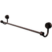  Venus Collection 18 Inch Towel Bar with Groovy Accent, Antique Copper