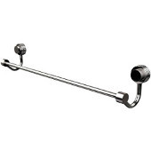 Venus Collection 18 Inch Towel Bar with Groovy Accent, Satin Chrome