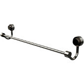  Venus Collection 18 Inch Towel Bar with Groovy Accent, Satin Nickel