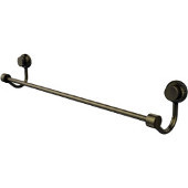  Venus Collection 18 Inch Towel Bar with Twist Accent, Antique Brass