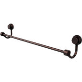  Venus Collection 18 Inch Towel Bar with Twist Accent, Antique Copper