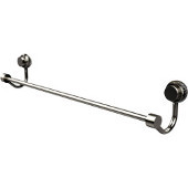  Venus Collection 18 Inch Towel Bar with Twist Accent, Polished Nickel