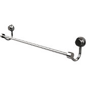  Venus Collection 24 Inch Towel Bar with Twist Accent, Polished Chrome