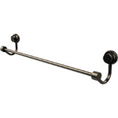  Venus Collection 24 Inch Towel Bar with Twist Accent, Antique Pewter