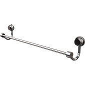  Venus Collection 24 Inch Towel Bar with Twist Accent, Satin Chrome