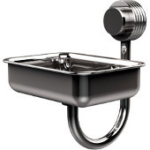  Venus Collection Wall Mounted Soap Dish with Groovy Accents, Polished Chrome