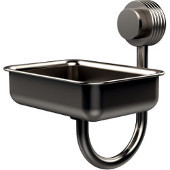  Venus Collection Wall Mounted Soap Dish with Groovy Accents, Satin Nickel