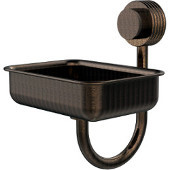  Venus Collection Wall Mounted Soap Dish with Groovy Accents, Venetian Bronze